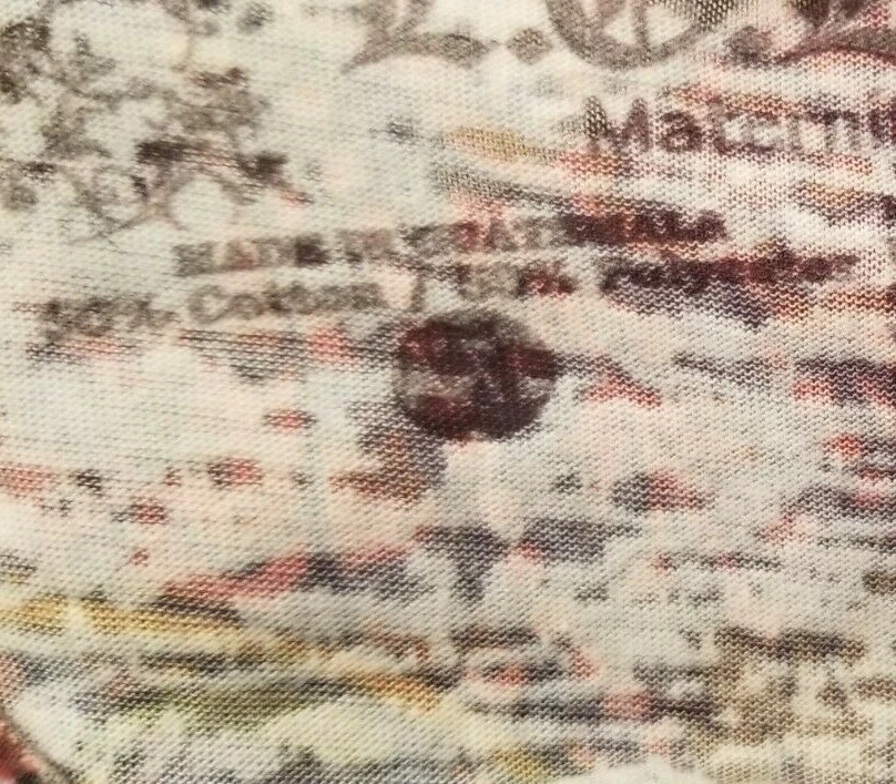 Blusa Top Camisa LOL Vintage Mujer Talla XXL 2XL 2X Grande Multicolor Floral Foto 3 de 4