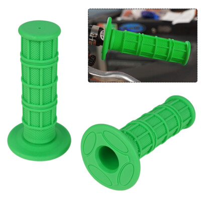 Universal Soft Rubber 7/8'' and 1'' Handbar Grips Fit MX Pit Dirt Bike Motorcycle