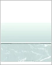1000 Blank Check Stock Paper - Check on Bottom - Green Marble