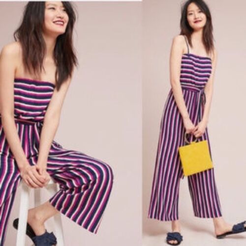Anthropologie | Maeve Daydream Striped Jumpsuit S… - image 1