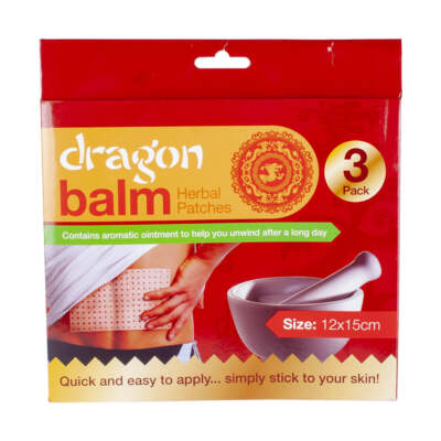 Dragon Balm Kräuterpflaster 3 Stück