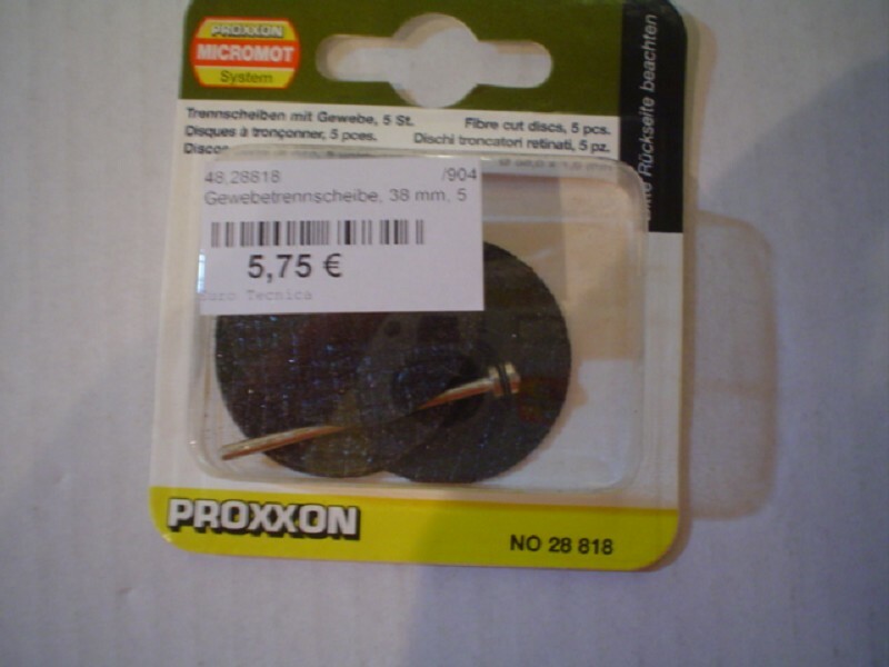 Lame Ronde Proxxon 28747 - 130mm Sans Goupille - Pour Bois Et Plastiques - Lot De 12