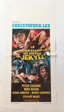 Locandina originale - LA VERA STORIA DEL DOTTOR JEKYLL 1° ED. - Poster Playbill