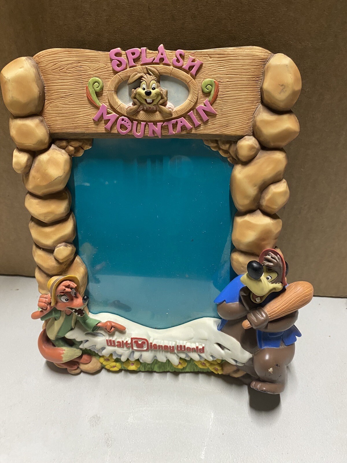 RARE Walt Disney World 3D Splash Mountain Brer Rabbit Fox Bear Picture ...