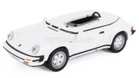 Modellauto Statisch Diecast Porsche 911 Carrera Speedster 1987 Weiss 1/43