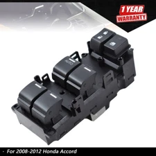 Master Power Window Switch For 2008-2012 Honda Accord Front Left Driver Side