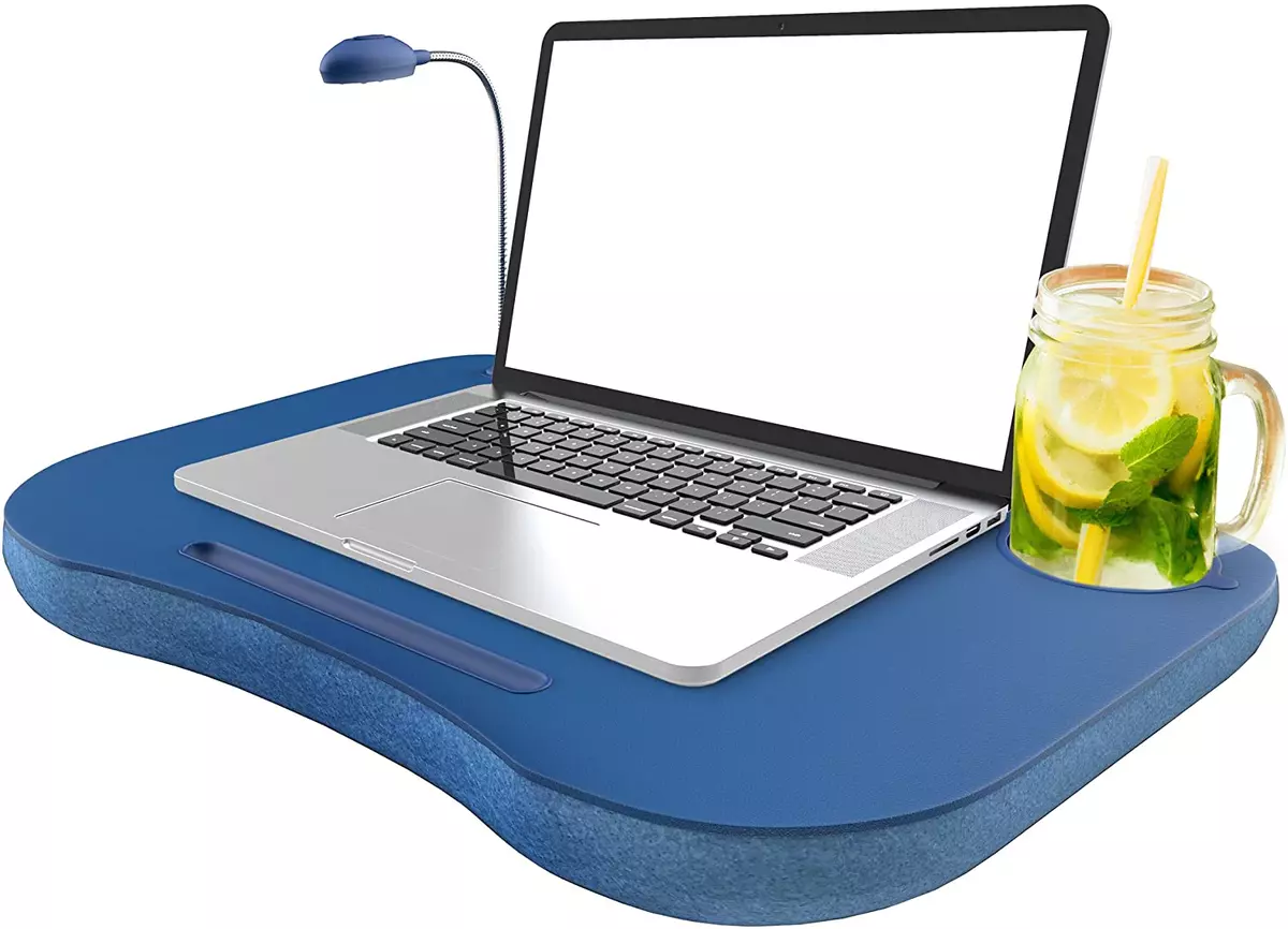Laptop desk with cup cheap holder