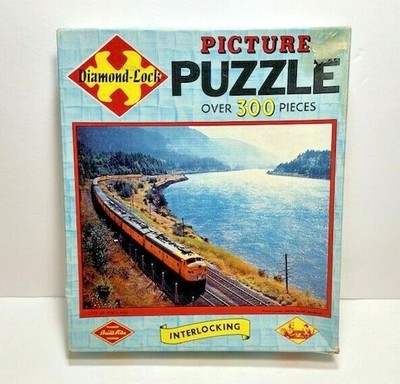Vtg Warren Built Rite City Portland Union Pacific Rr 300 Pc Puzzle Complete Ebay