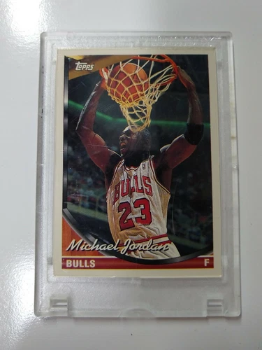 1993 Topps Michael Jordan #23 Birthday Error Card RARE Misprint