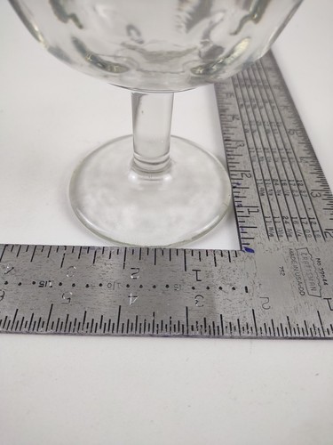 Vintage Heileman's Old Style Beer Dual Label Thumbprint Stemmed Goblet 6.125" - Picture 8 of 8