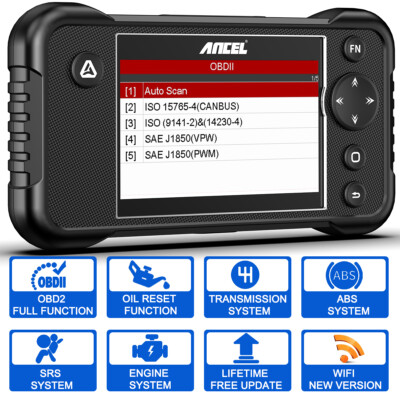 ANCEL FX3000 Elite Automotive OBD2 Scanner Diagnostic Tool Engine Transmission
