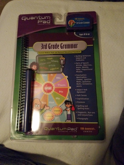 LEAPFROG QUANTUM PAD Learning System With Cartridges