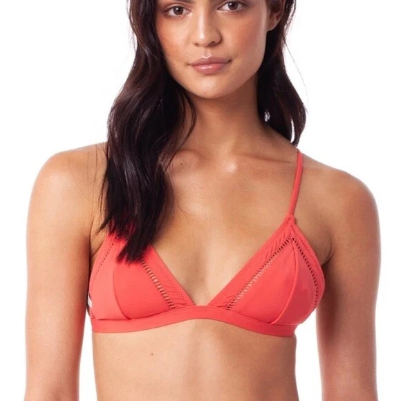 NWT Rhythm My Bralette Top Bikini Swim Top Hibiscus Sz Large Sexy Hot