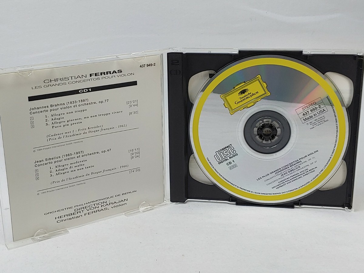 Christian Ferras Beethoven Brahms 1993 Deutsche Grammophon 437 949