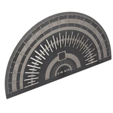Precision Marking Protractor Stainless Steel Angle Protractor Measuring Tool
