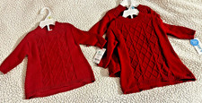 NWT Carter's Knit Dress  Diaper Cover. Red Size 3 Months