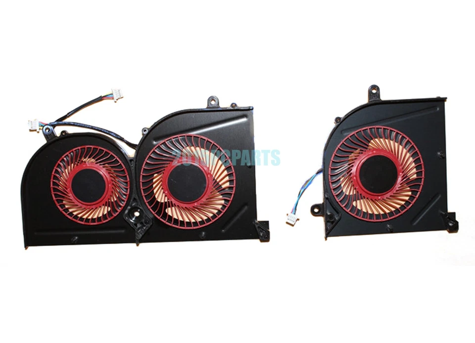 New MSI GS63VR GS73VR MS-16K2 MS-17B1 Stealth Pro CPU & GPU Cooling Fan - Image 2 of 2