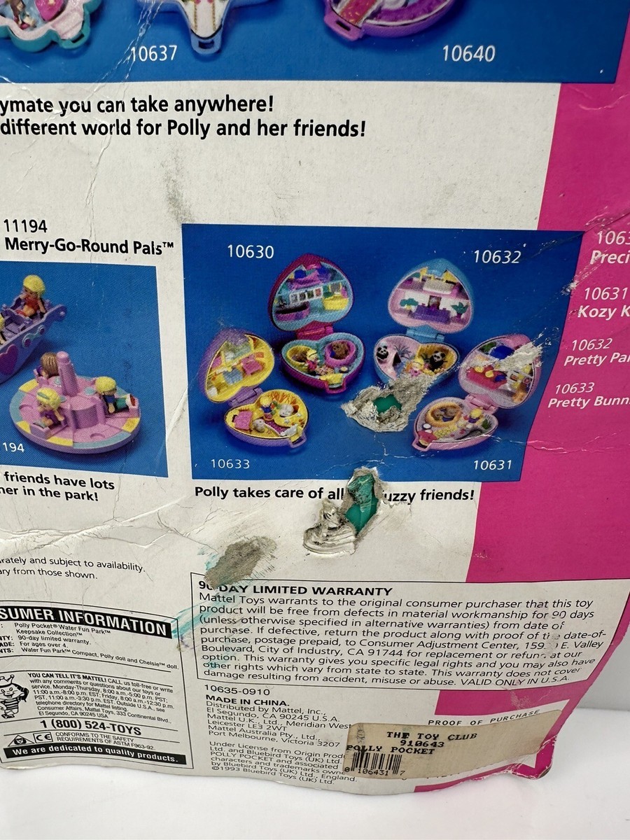 Vintage 1993 Polly Pocket 10635 Water Fun Park Playset HTF | eBay