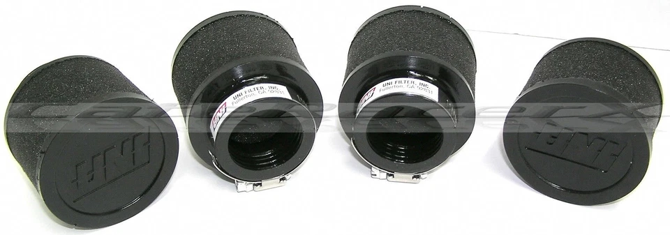 Filtro de aire de espuma de alto flujo UNI PK-4 1-1/4 31-35mm juego de 4 aptos para Honda CB350 CB400 Foto 2 de 4