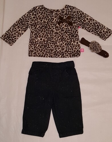 Girls Infant 2 or 3 Piece Top & Stretch Leggings: 6M-12M-18M-2T - Bild 6 von 10