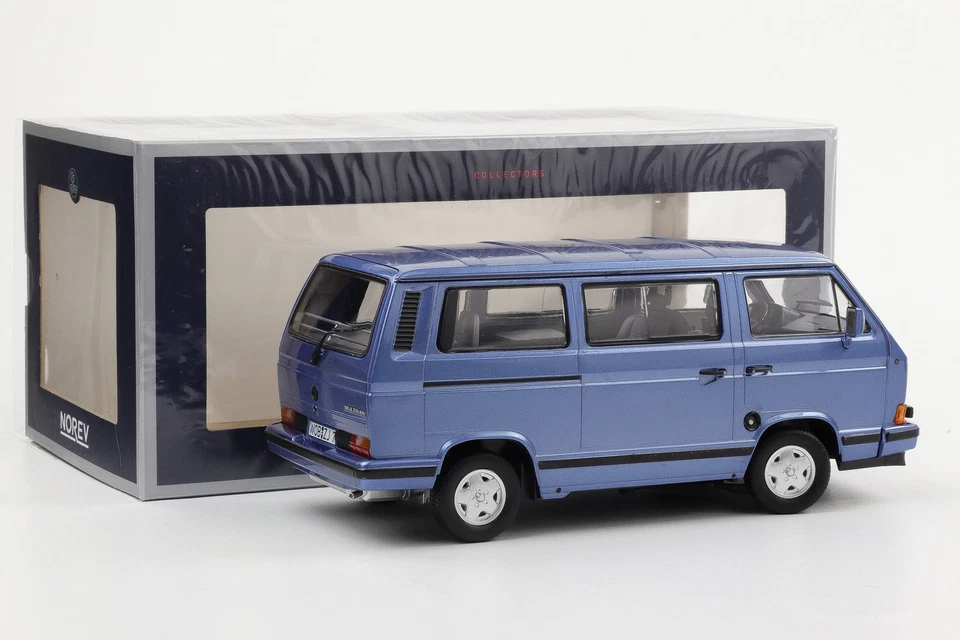 1:18 Norev Volkswagen Bus T3 Bluestar 1990 Limited Diecast 188540 - Image 4 of 4