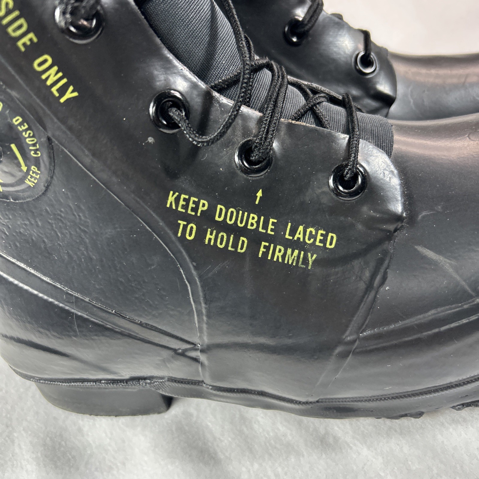 Genuine US Military Mickey Mouse Boots 10R Bata Black… - Gem