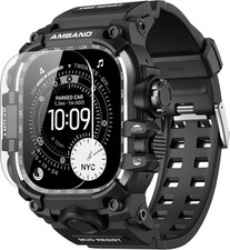 Rugged Case with Band for Apple Watch Ultra 3/2/1 49Mm, M3 Military Grade Shockp