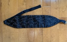 Pierre Cardin Silk Cummerbund Black Polyester Formal Mens  Fits Most Size  
