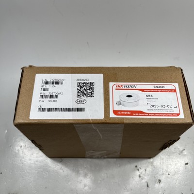 Hikvision CBXS Junction Box for Dome Bullet Camera-- NEW IN BOX
