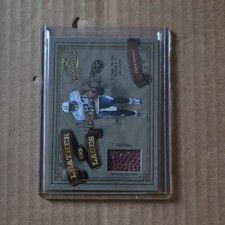 Playoff 2003 Absolute Eddie George Titans Leather and Laces LL-12 Limited Editi…