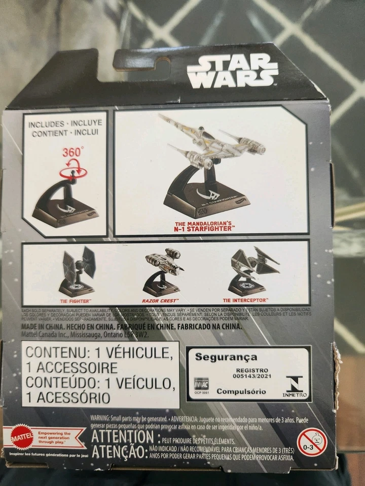THE MANDALORIAN'S N-1 STARFIGHTER STAR WARS HOT WHEELS Foto 2 de 4