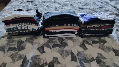 Konvolut Garderobe 37 T-Shirts Halbarm Herren T-Shirts Sommer Top Zustand