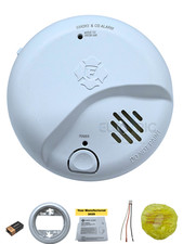 FIRST ALERT SMICO100-AC SMOKE CO COMBO ALARM HARDWIRED BATTERY BACKUP NEW