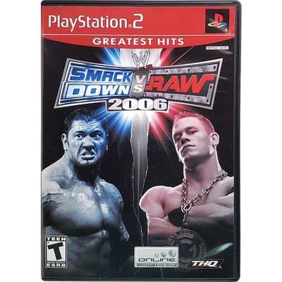 WWE Smackdown Vs. Raw 2006 Greatest Hits - Sony Playstation 2 PS2 Pristine