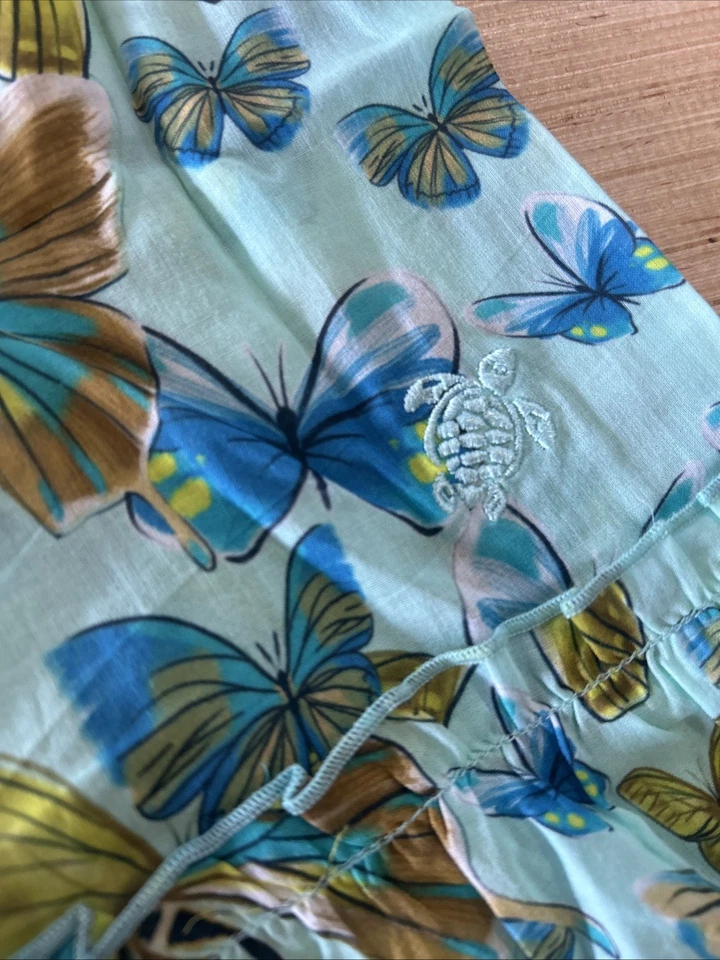 NEW WITH TAGS VILEBREQUIN 100 % Cotton Swim Suit Cover Up DRESS - Size 8 ANS - Image 3 of 4