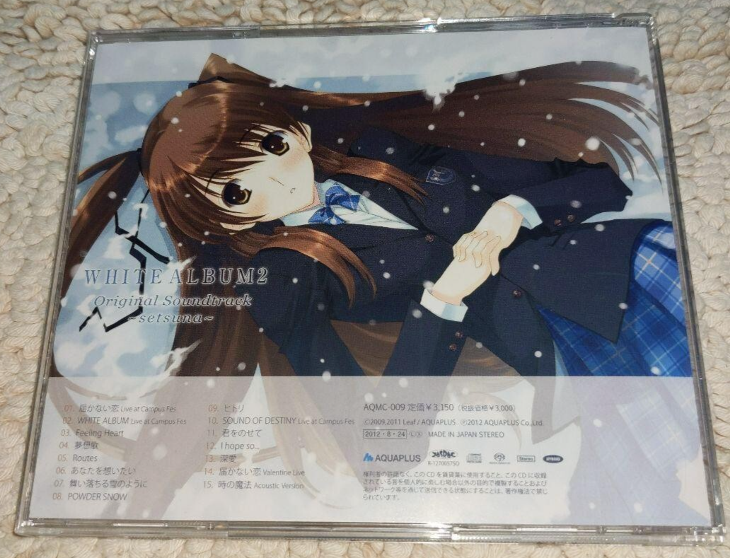Japanese anime WHITE ALBUM 2 CD ORIGINAL SOUNDTRACK setsuna | eBay