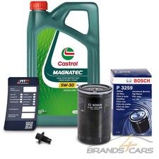 BOSCH ÖLFILTER+5L CASTROL MAGNATEC STOP-START 5W-30 FÜR FORD STREET KA 1.6