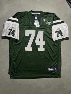 00's New York Jets Nick Mangold Vtg Reebok NFL Jersey Brand New