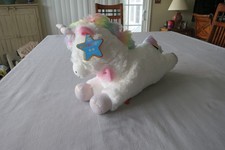 FAO Schwarz Glow-Brights Large Plush Toy Unicorn, 1012904, New