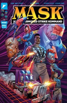 Mask Mobile Armored Strike Kommand #1 J. Scott Campbell & Sabin Rick Foil Cover