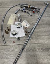 Grohe 26421000 Double Handle Thermostatic Shower System - Starlight Chrome