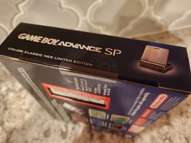 Nintendo Classic NES Limited Edition Game Boy Advance SP Handheld CIB BOX