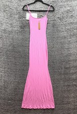 NWT Skims Soft Lounge Sleeveless Long Slip Dress Cotton Candy Womens Size S