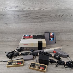 Sistema de Entretenimiento Nintendo Original NES Juego de Acci&oacute;n Consola con Manual, Funciona