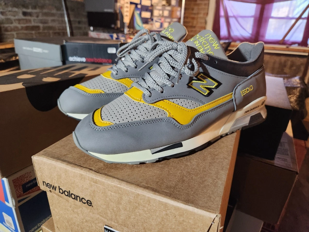 New Balance 1500 Made in England Grey Yellow for Sale