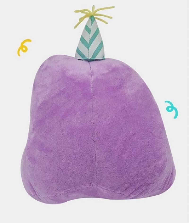 Pokemon Ditto Birthday Plush 25cm Purple Metamon Cupcake Party Hat Stuffed Toy