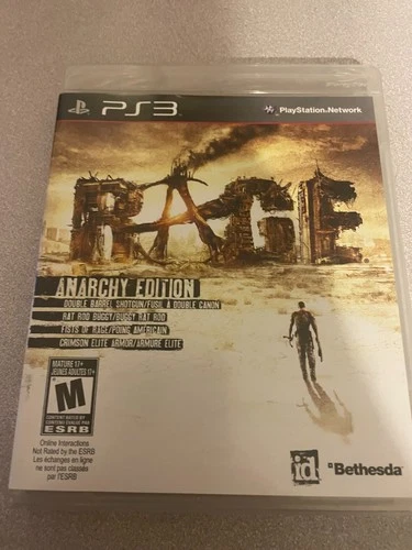 PS3 Playstation Rage Anarchy Edition   game ( free shipping to Canada )