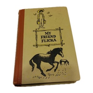 1941 MY FRIEND FLICKA by Mary O'Hara 1st Ed Junior Deluxe Edition hardcover book