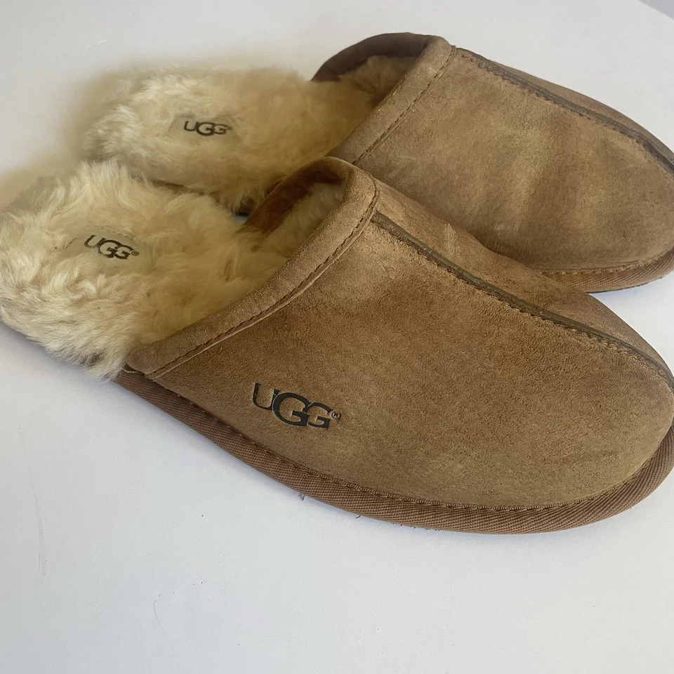 UGG Australia Scuff Men's Slippers US Size 9 - Chestnut - Great Condition - Image 4 of 4