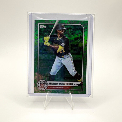 Topps 2025 All-Star Game Andrew McCutchen Pirates #24 Green Foil  /99